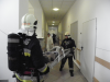 Katasztrófavédelmi gyakorlat a Szegedi Tudományegyetem Klinikai Központ II. Kórház Urológiai Klinika épületében