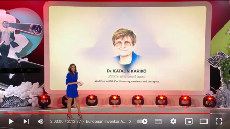 EPO_Eletmudij_Kariko_Kataline_LIVE_European_Inventor_Award_2022_Ceremony
