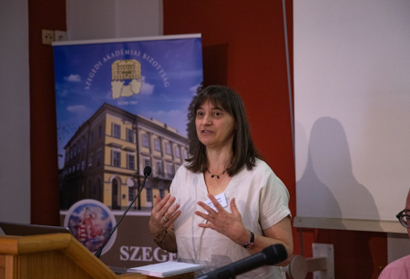 Lucia Boldrini, a University College London tanára, a Nemzetközi Összehasonlító Irodalomtudományi Társaság (International Comparative Literature Association) elnöke