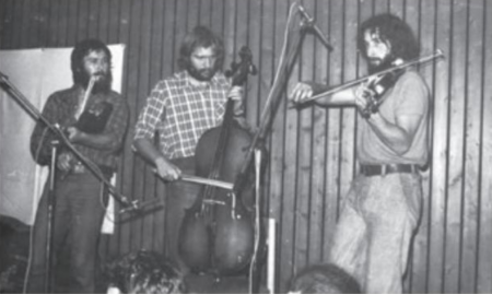 A Sipos Banda 1974-ben: Vass Sándor, Zoltán Csaba és Sipos János