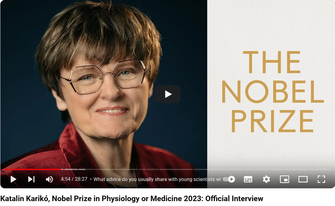 Katalin_Kariko_Nobel_Prize_in_Physiology_or_Medicine_2023_Official_Interview