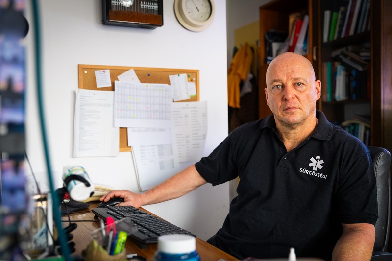 Dr. Pető Zoltán, az SZTE Sürgősségi Betegellátó Önálló Osztály osztályvezető orvosa