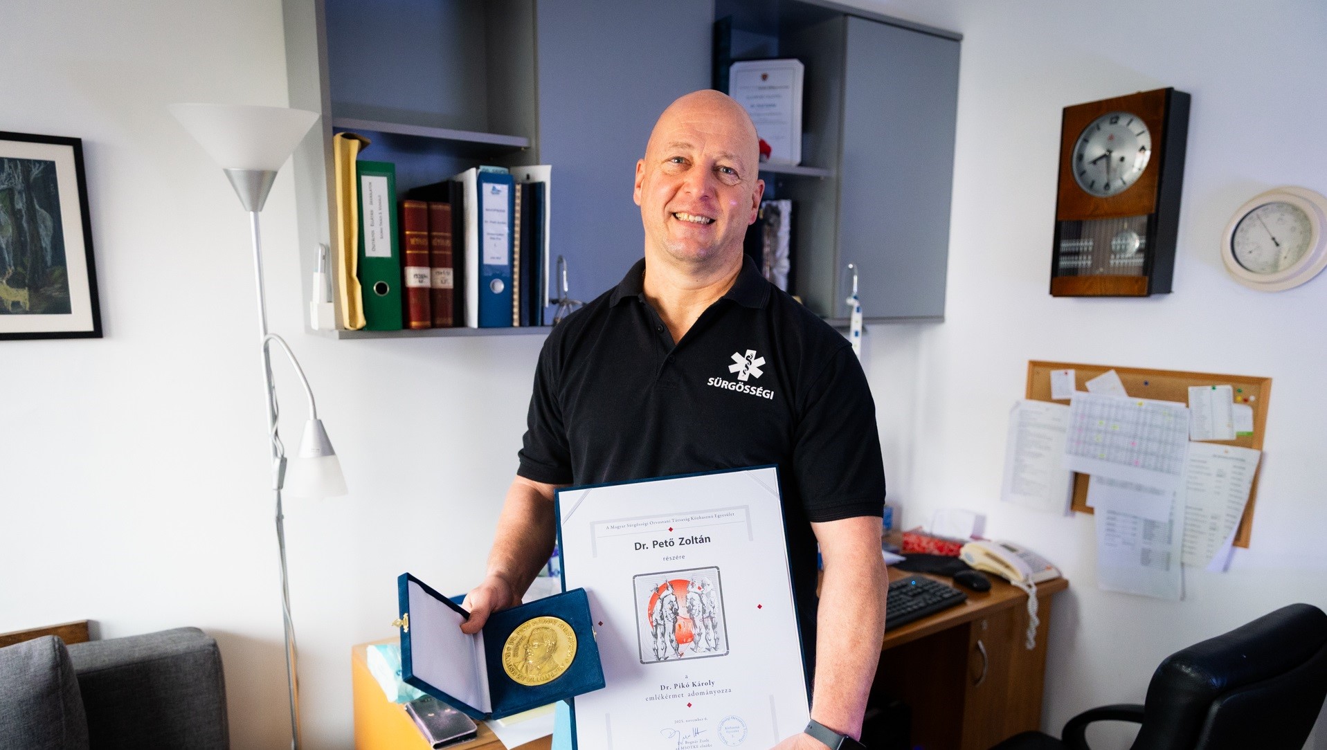 Dr. Pető Zoltán, az SZTE Sürgősségi Betegellátó Önálló Osztály osztályvezető orvosa