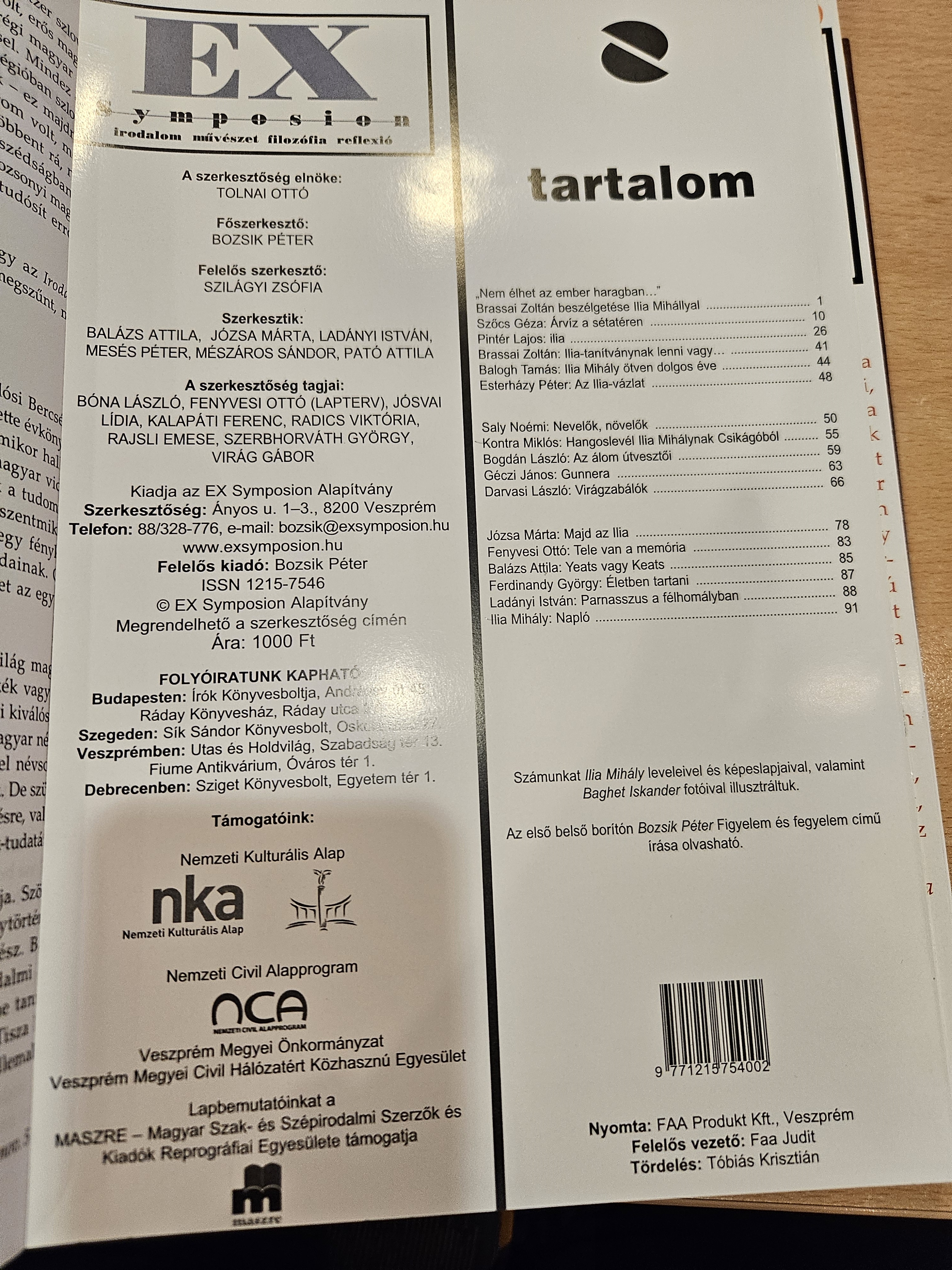 Ex_Symposion_Ilia_szam_Tartalom