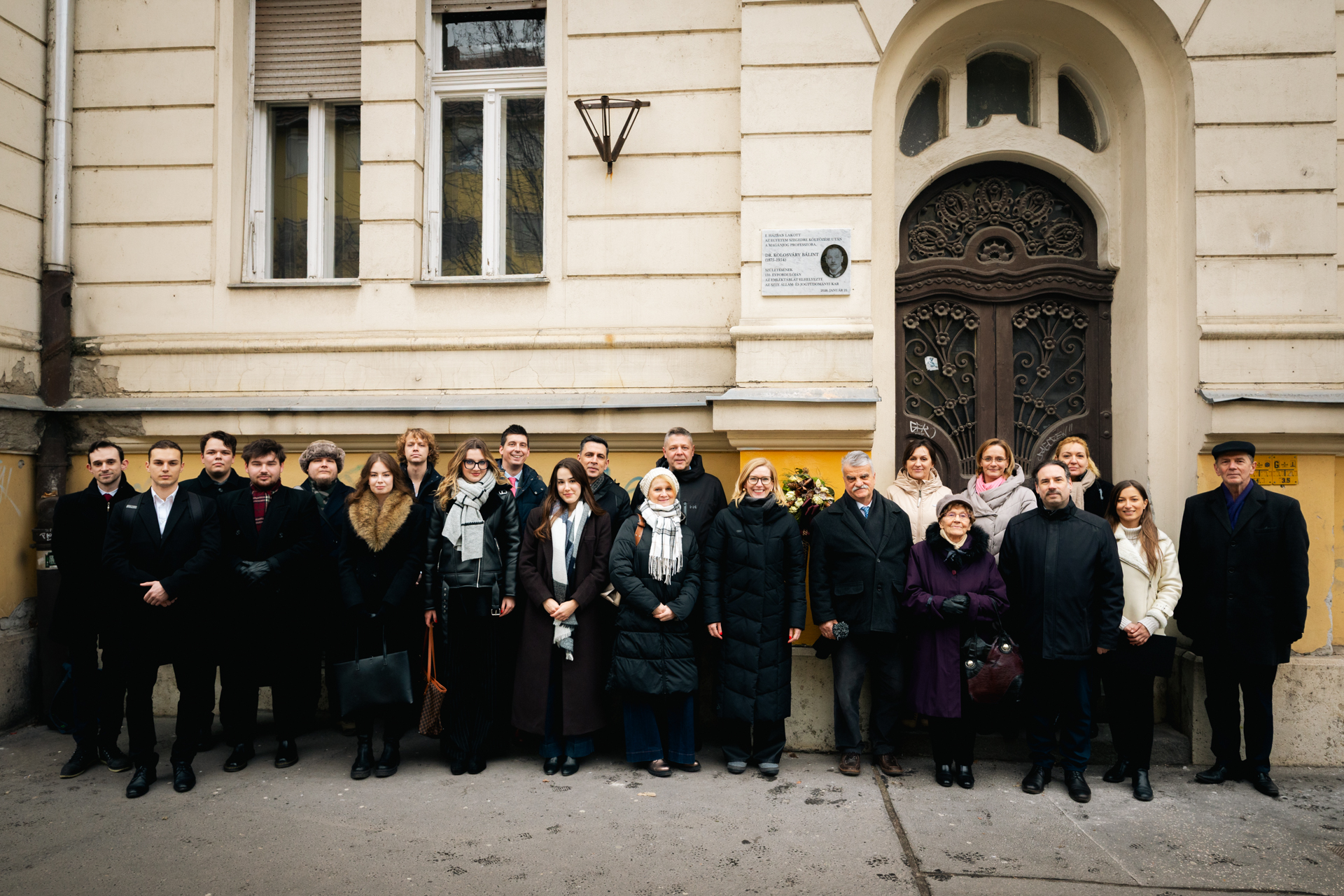 emléktábla avató SZTE ÁJTK