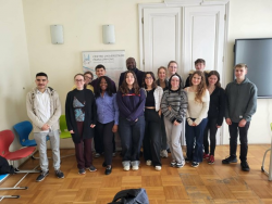 Találkozás külföldi Szegeden tanuló egyetemistákkal / Rencontre avec des étudiants étrangers