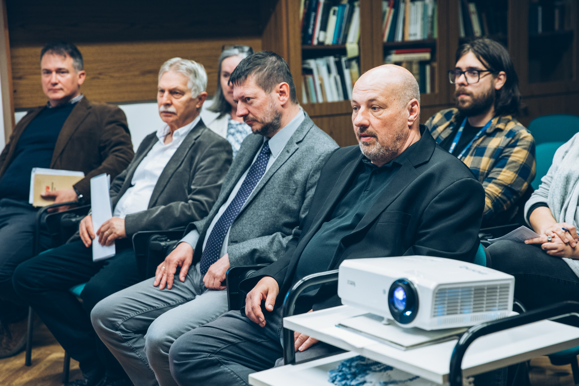 A Herrmann Antal emlékülésen az SZTE BTK Néprajzi és Kulturális Antropológiai Tanszékének Bálint Sándor termében. Fotó: Miskolci Dávid